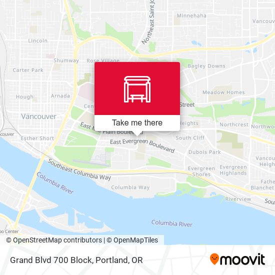 Grand Blvd 700 Block map
