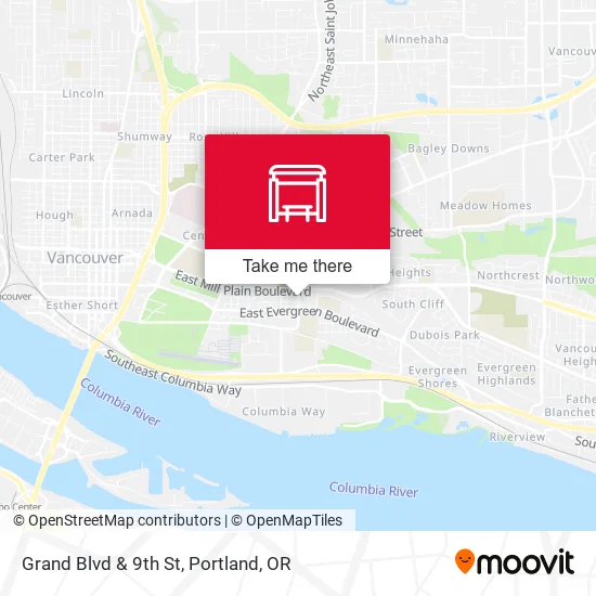 Grand Blvd & 9th St map