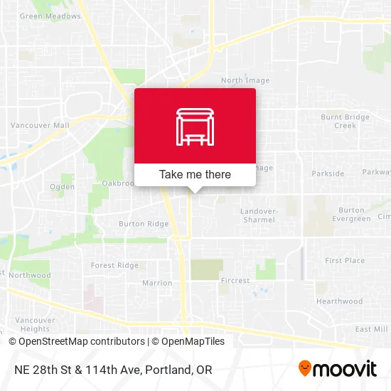 NE 28th St & 114th Ave map