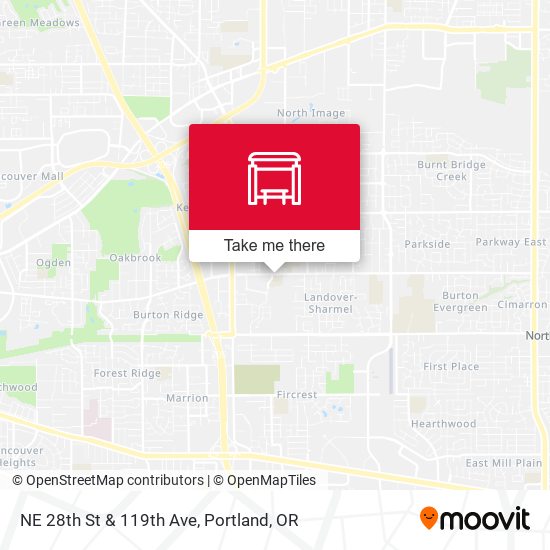 NE 28th St & 119th Ave map
