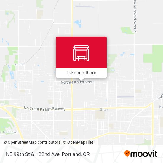 NE 99th St & 122nd Ave map