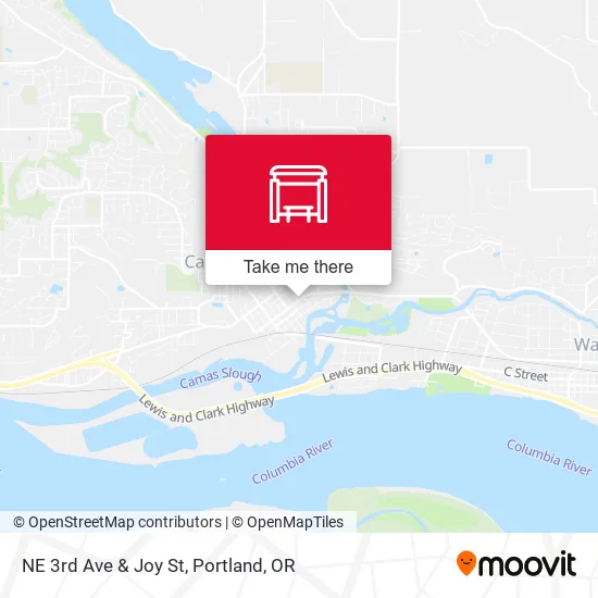 NE 3rd Ave & Joy St map