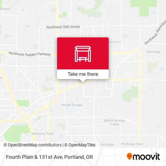 Fourth Plain & 131st Ave map