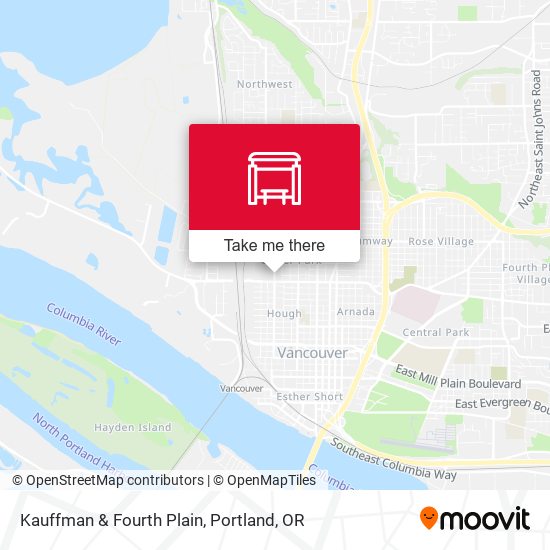 Kauffman & Fourth Plain map