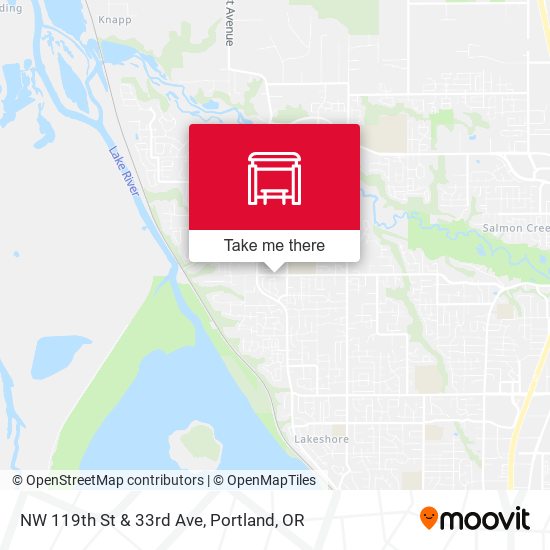 NW 119th St & 33rd Ave map