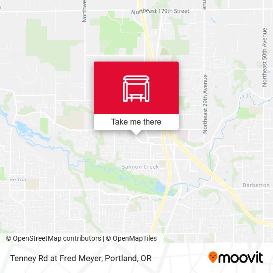 Mapa de Tenney Rd at Fred Meyer