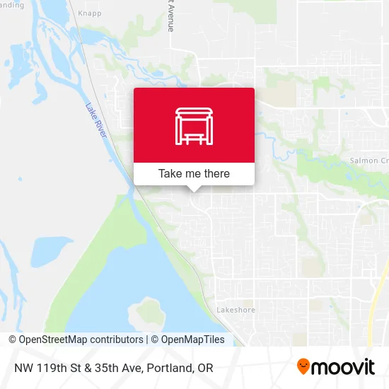 NW 119th St & 35th Ave map