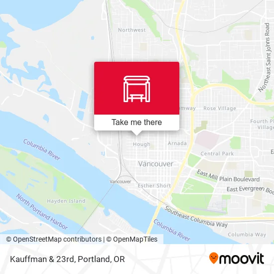 Kauffman & 23rd map