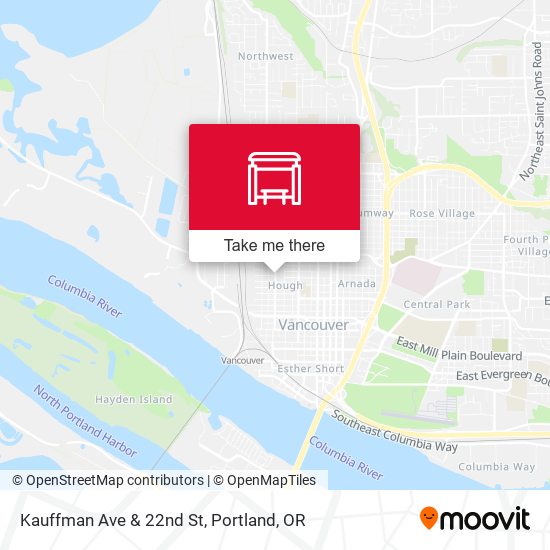 Mapa de Kauffman Ave & 22nd St