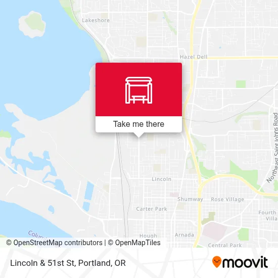 Lincoln & 51st St map