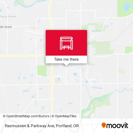 Rasmussen & Parkway Ave map