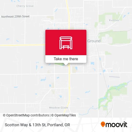 Scotton Way & 13th St map