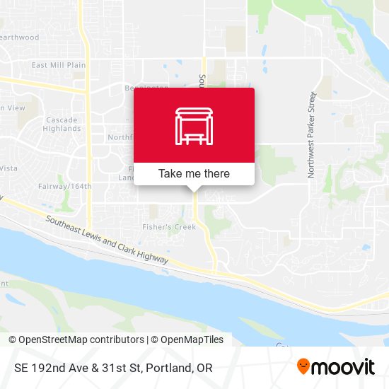 Mapa de SE 192nd Ave & 31st St