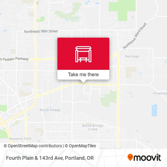 Fourth Plain & 143rd Ave map