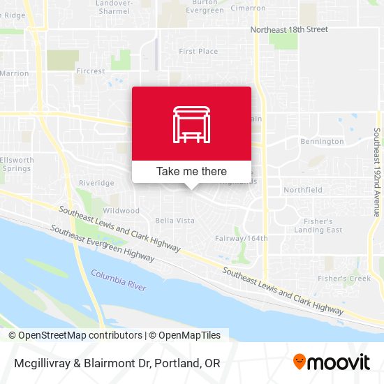 Mcgillivray & Blairmont Dr map