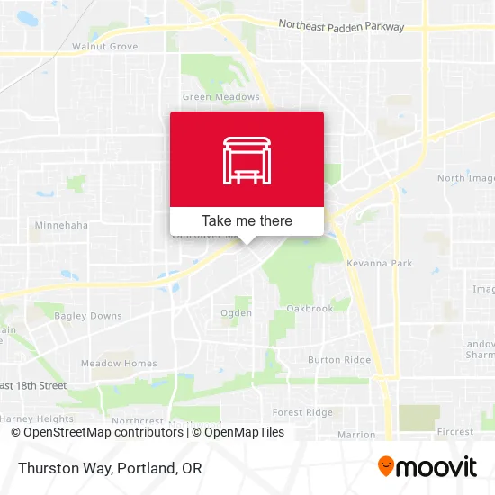 Thurston Way map