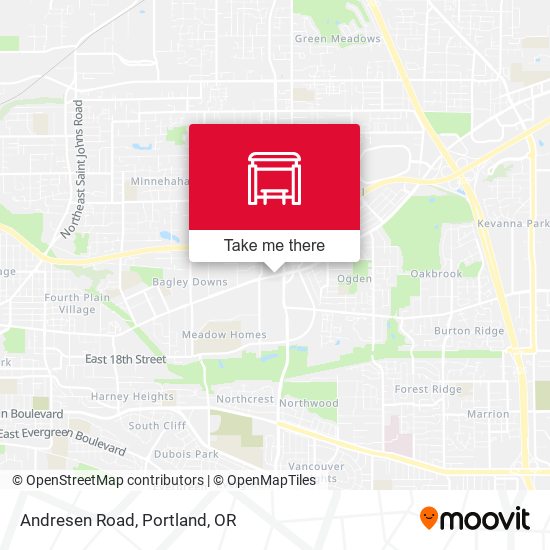 Mapa de Andresen Road