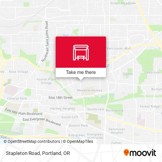 Stapleton Road map