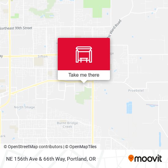 NE 156th Ave & 66th Way map