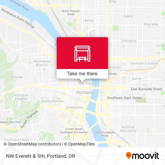 Mapa de NW Everett & 5th