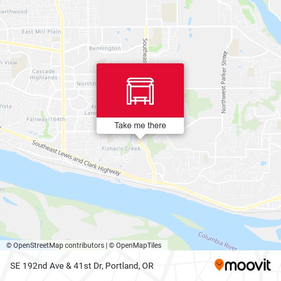 Mapa de SE 192nd Ave & 41st Dr