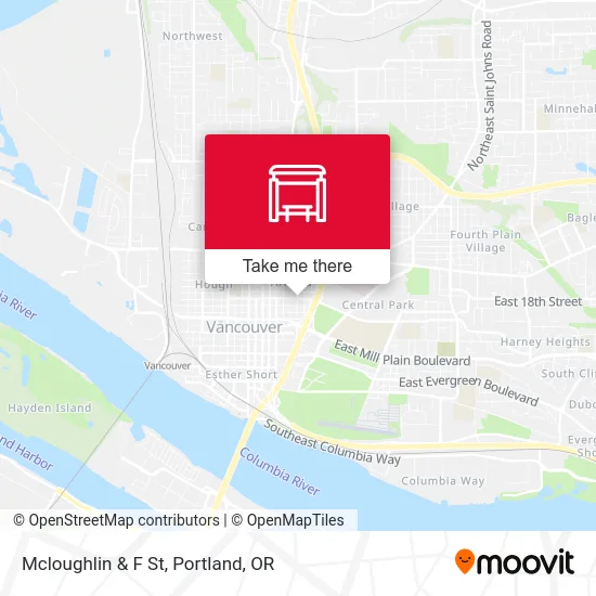 Mcloughlin & F St map