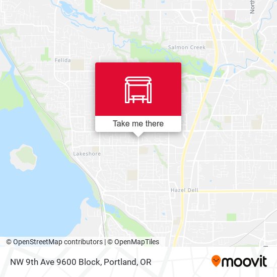 Mapa de NW 9th Ave 9600 Block