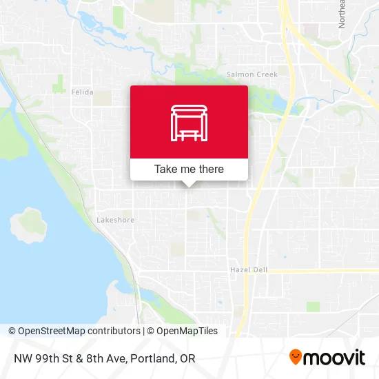 NW 99th St & 8th Ave map