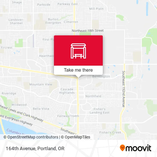 164th Avenue map