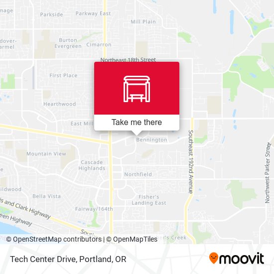 Mapa de Tech Center Drive