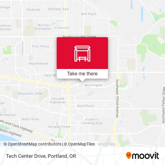 Tech Center Drive map