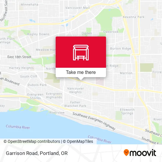 Garrison Road map