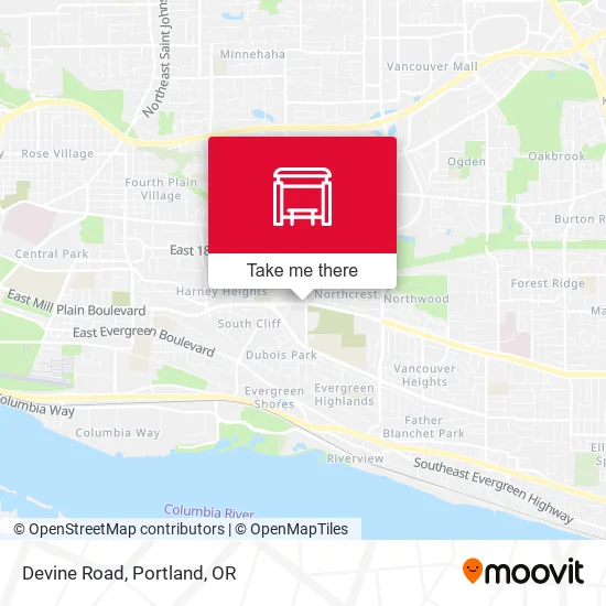 Devine Road map