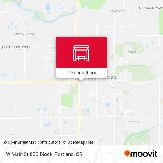 Mapa de W Main St 800 Block
