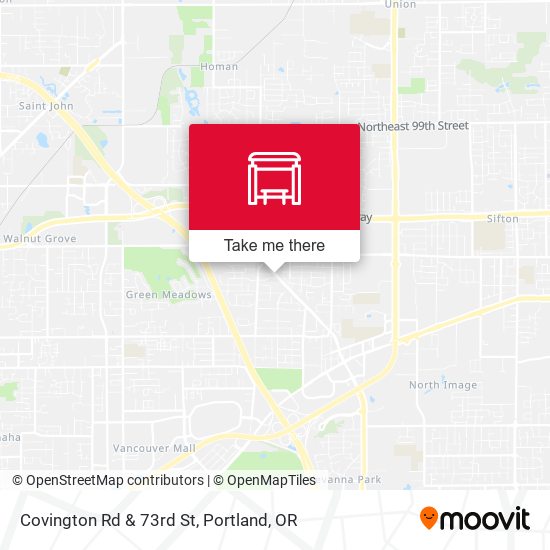 Covington Rd & 73rd St map