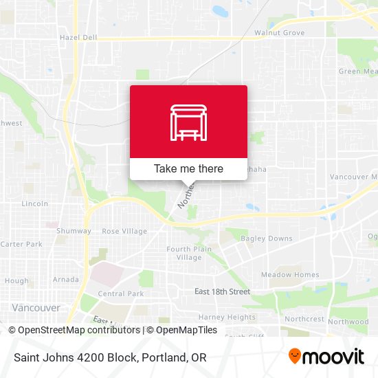 Saint Johns 4200 Block map