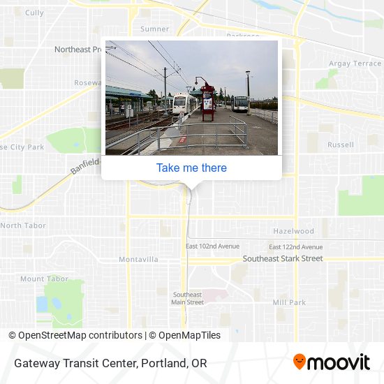 Mapa de Gateway Transit Center