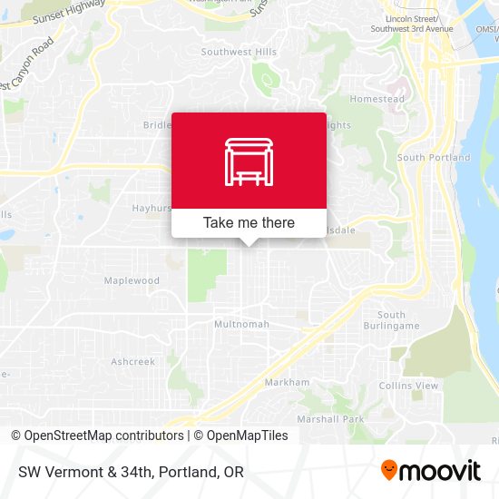 Mapa de SW Vermont & 34th