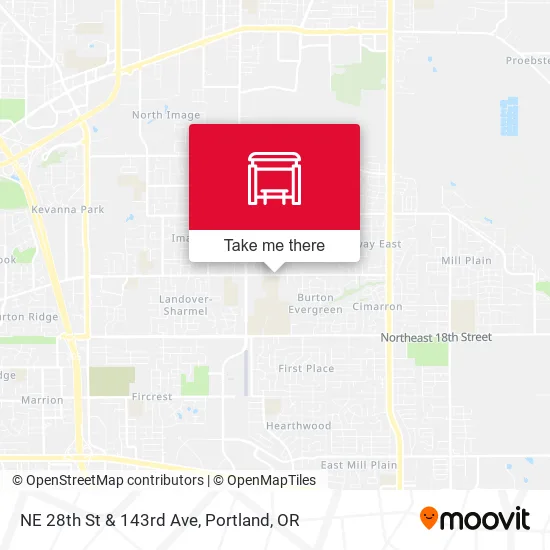 NE 28th St & 143rd Ave map