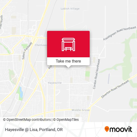 Mapa de Hayesville @ Lisa