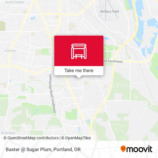 Baxter @ Sugar Plum map