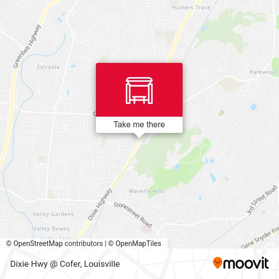 Dixie Hwy @ Cofer map