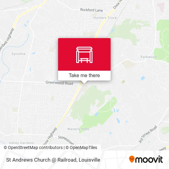 St Andrews Church @ Railroad map