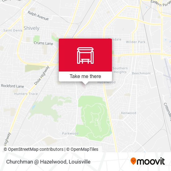 Churchman @ Hazelwood map