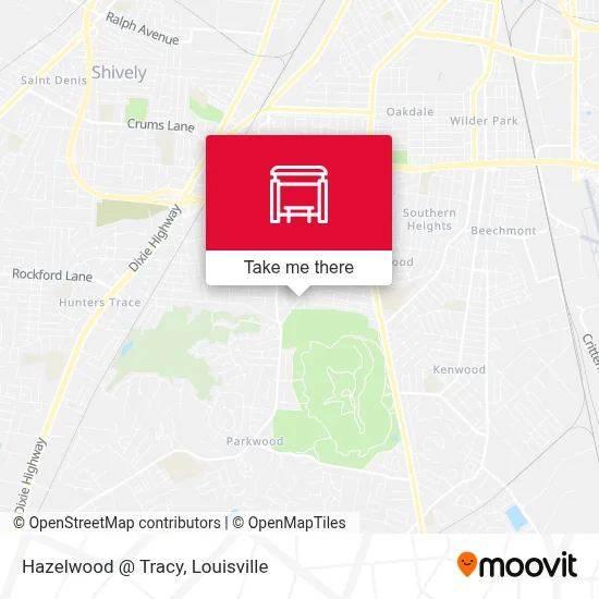 Hazelwood @ Tracy map