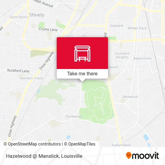 Hazelwood @ Manslick map