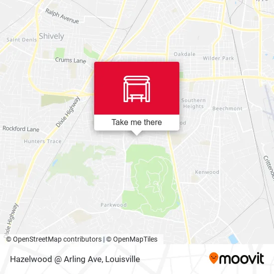 Hazelwood @ Arling Ave map