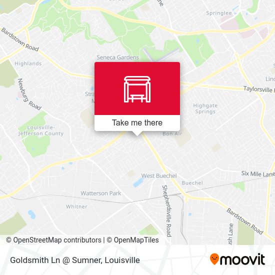Mapa de Goldsmith Ln @ Sumner