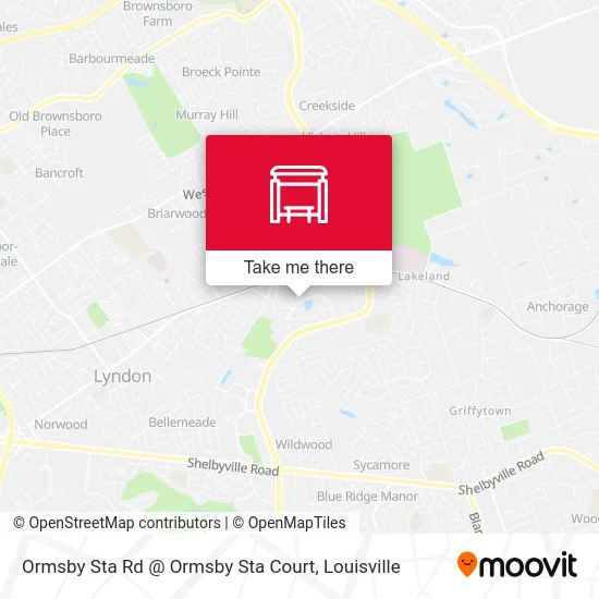 Ormsby Sta Rd @ Ormsby Sta Court map
