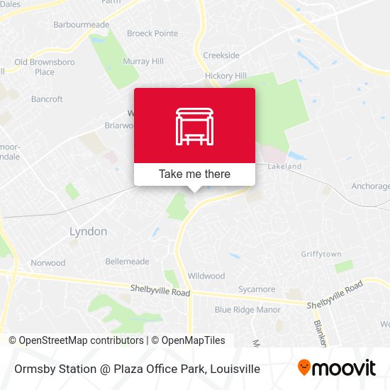 Mapa de Ormsby Station @ Plaza Office Park
